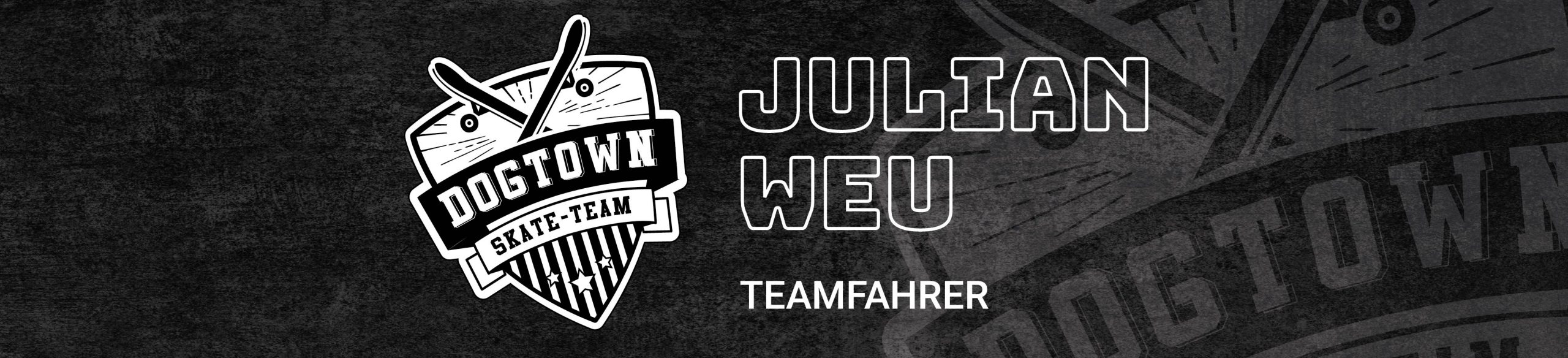 Julian Weu Teamfahrer Dogtown-Skateshop