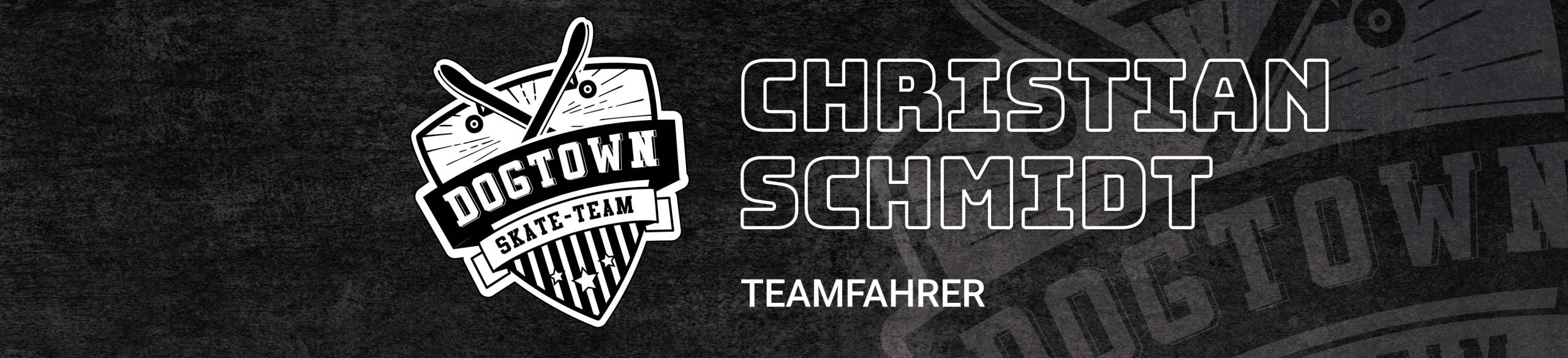 Dogtown-Skateteam Teamfahrer Christian Schmidt