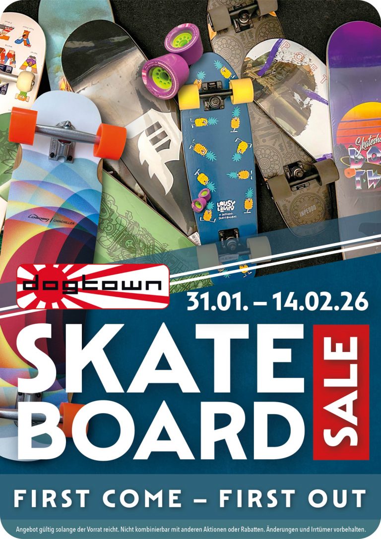 Skateboard Sale 31.1.–14.02.26
