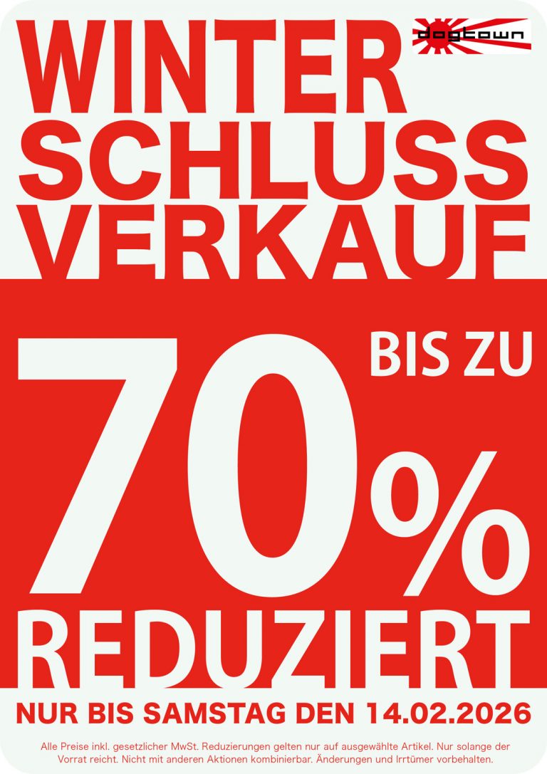 Winterschlussverkauf-Bis zu 70% auf ausgewählte Teile