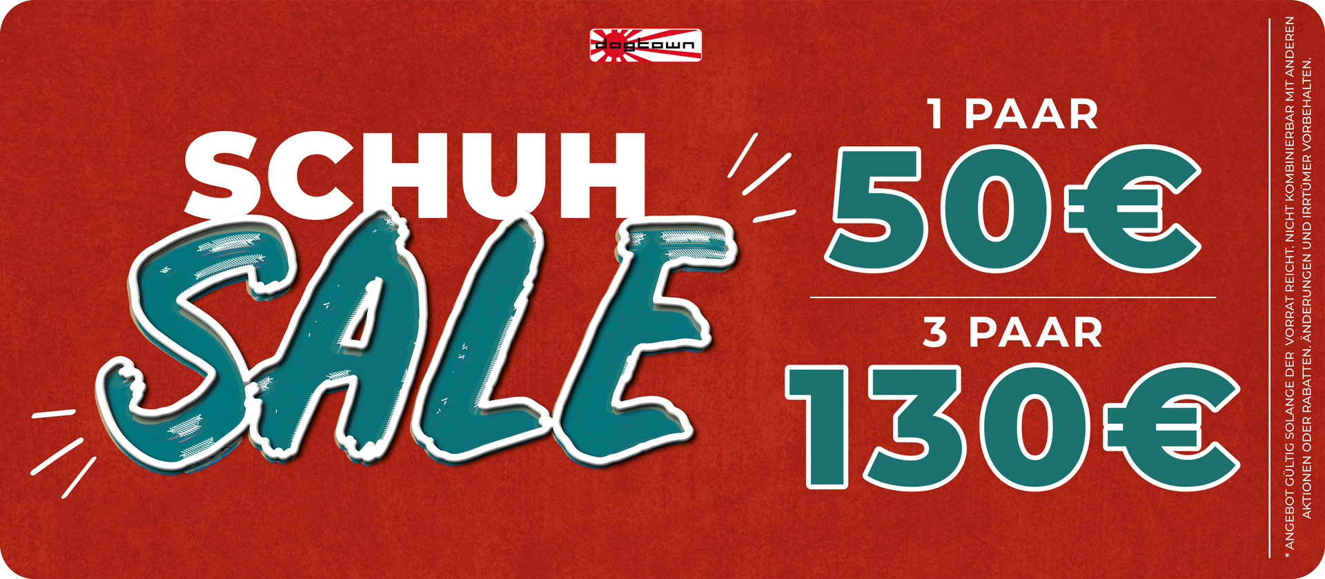 2te Runde Schuh Sale 1 Paar 50,- €, 3 Paar 130,- €